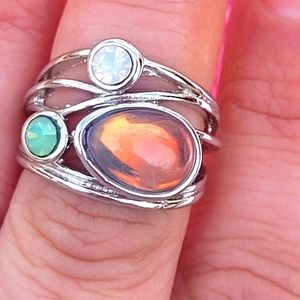 Unique Moonstone Fashion Ring